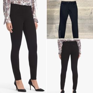 White House Black Market | Ponte Skinny Ankle Zip Pants | Size 0